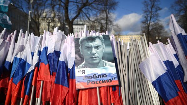 Marcha en memoria del opositor Borís Nemtsov (Archivo) - Sputnik Mundo