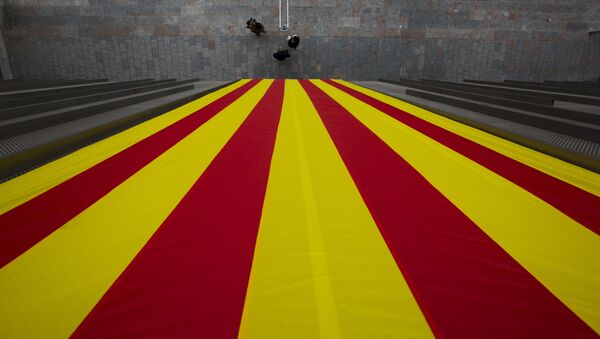 Bandera catalana (imagen referencial) - Sputnik Mundo