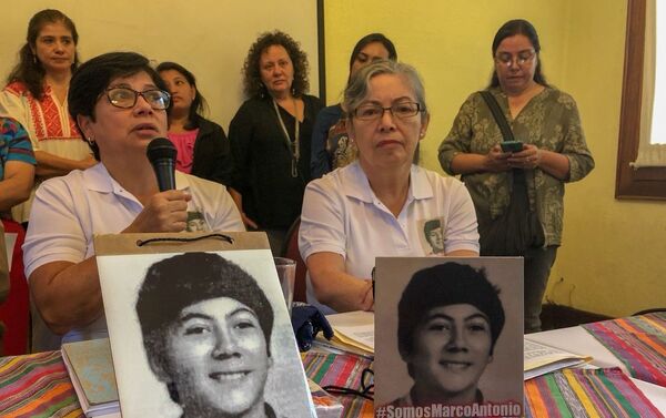 Las hermanas del desaparecido guatemalteco Marco Antonio Molina Theissen: Emma Guadalupe y Ana Lucrecia - Sputnik Mundo