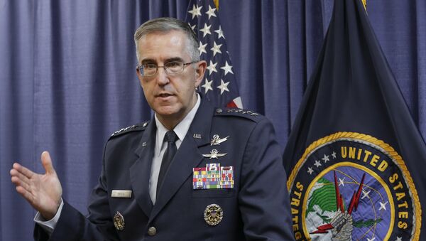 Jefe del Comando Estratégico de las Fuerzas Armadas de EEUU, John Hyten - Sputnik Mundo