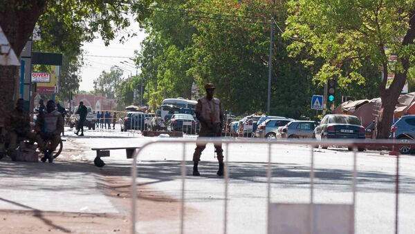 La policía en la capital de Burkina Faso, Uagadugú - Sputnik Mundo