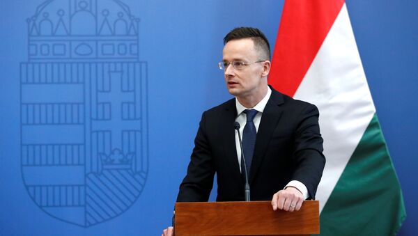 El Ministro de Asuntos Exteriores húngaro Peter Szijjarto, imagen referencial - Sputnik Mundo
