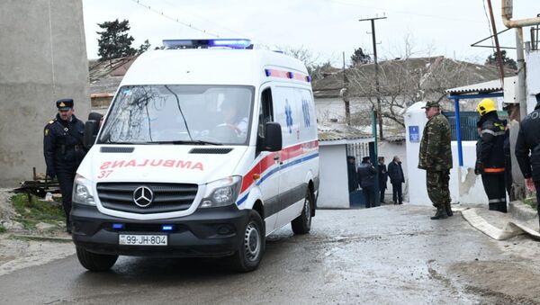 Una ambulancia azerbaiyana - Sputnik Mundo
