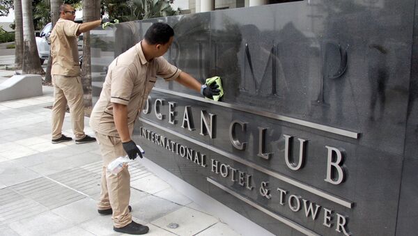 Retiran el nombre de Trump del hotel Ocean Club en la capital de Panamá - Sputnik Mundo