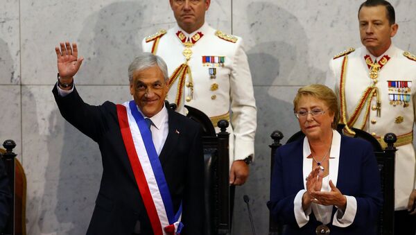 Sebastián Piñera asume la presidencia de Chile - Sputnik Mundo
