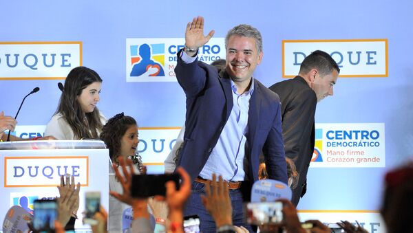 Iván Duque, candidato a la presidencia de Colombia - Sputnik Mundo