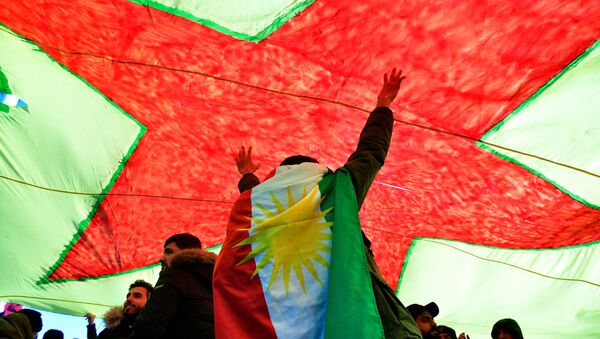 Partidarios de Kurdistán iraquí - Sputnik Mundo