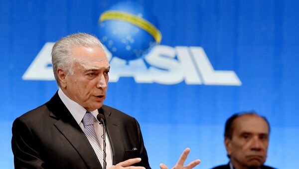 Michel Temer, el presidente brasileño - Sputnik Mundo