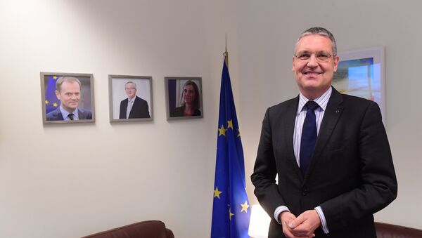 l embajador de la Unión Europea en Rusia, Markus Ederer - Sputnik Mundo