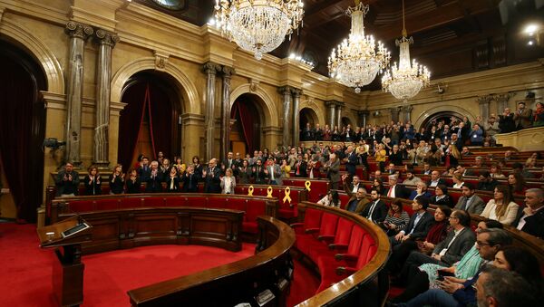 Parlamento catalán (archivo) - Sputnik Mundo