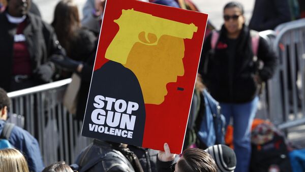 Manifestación masiva contra la violencia armada en EEUU - Sputnik Mundo