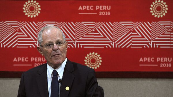 Pedro Pablo Kuczynski, expresidente de Perú (archivo) - Sputnik Mundo