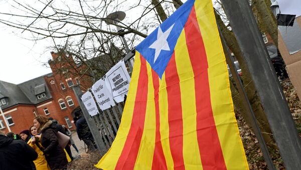 Estelada, bandera independentista de Cataluña (imagen referencial) - Sputnik Mundo