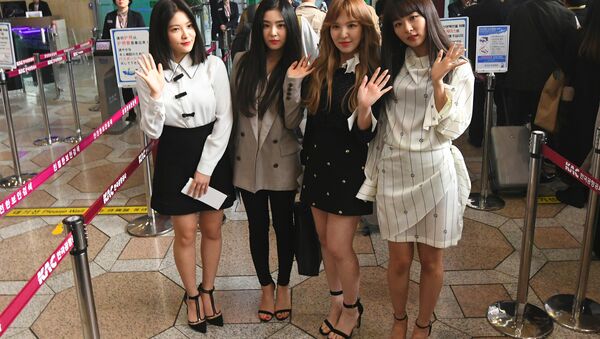 Las miembros del grupo de pop surcoreano Red Velvet - Sputnik Mundo