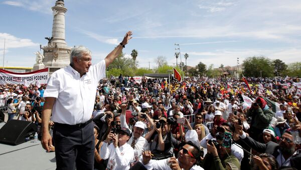 Andrés Manuel López Obrador, candidato a la presidencia de México - Sputnik Mundo