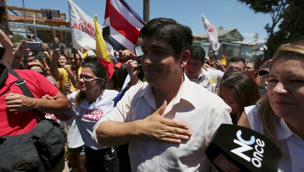 Carlos Alvarado, ganador de las elecciones presidenciales en Costa Rica - Sputnik Mundo