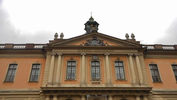 La Academia Sueca en Estocolmo - Sputnik Mundo