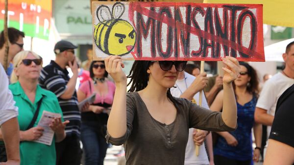 Una protesta contra Monsanto - Sputnik Mundo