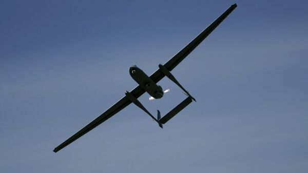 Un dron israelí  (imagen referencial) - Sputnik Mundo