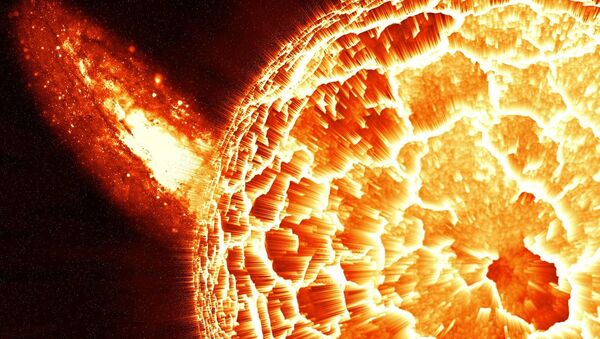 Un planeta ardiendo, imagen referencial - Sputnik Mundo