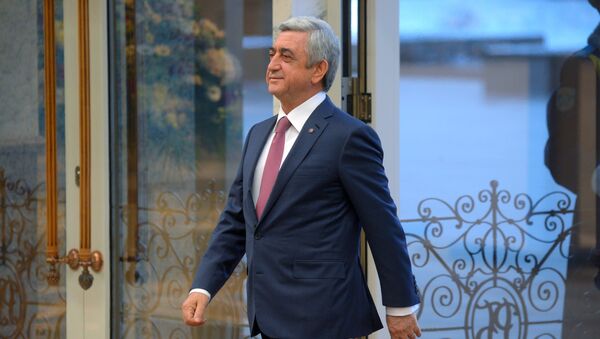 Serzh Sargsián, el primer ministro de Armenia - Sputnik Mundo