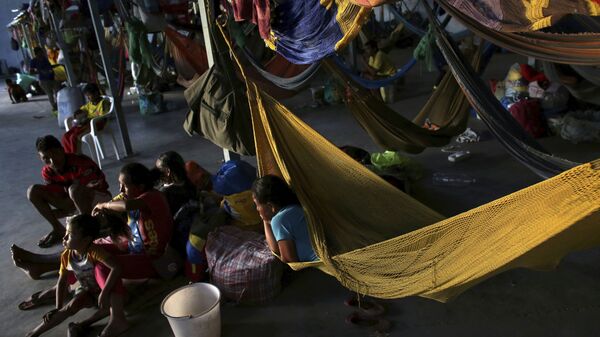 Refugiados venezolanos en Brasil - Sputnik Mundo