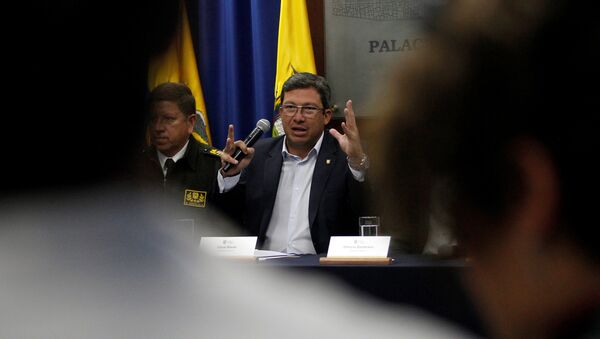 César Navas, el ministro del Interior ecuatoriano - Sputnik Mundo