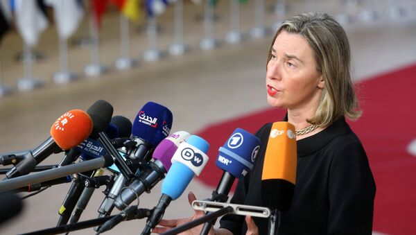 Federica Mogherini, la jefa de la diplomacia europea - Sputnik Mundo