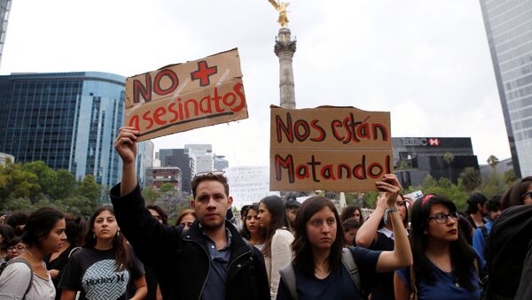 Protestas en México - Sputnik Mundo