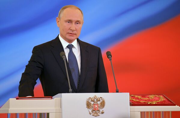 Los momentos más emotivos de la toma de posesión de Vladímir Putin - Sputnik Mundo