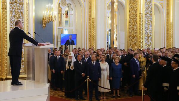 El presidente Vladímir Putin jura su cuarto mandato - Sputnik Mundo