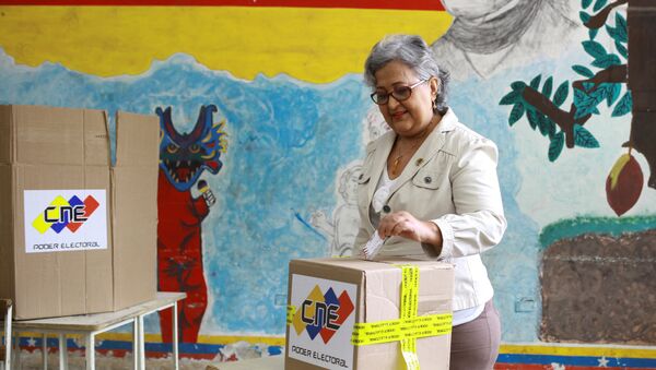 Simulacro de las elecciones en Venezuela - Sputnik Mundo