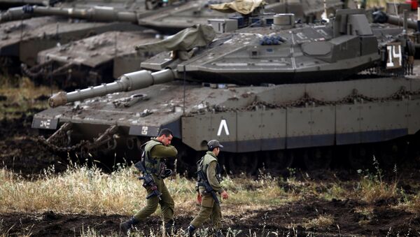 Los soldados de las FFAA de Israel en los Altos del Golán - Sputnik Mundo