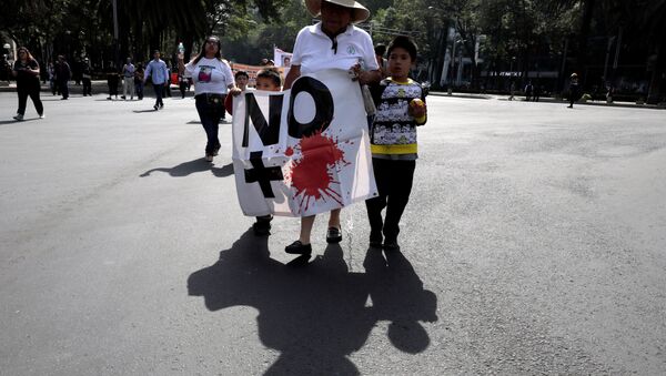 La VII Marcha de la Dignidad Nacional en Ciudad de México - Sputnik Mundo