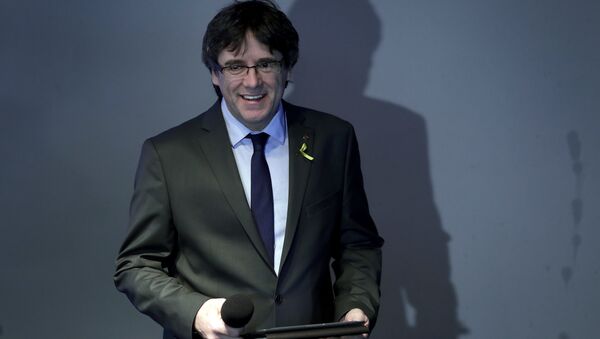 Carles Puigdemont, el expresidente de Cataluña (archivo) - Sputnik Mundo