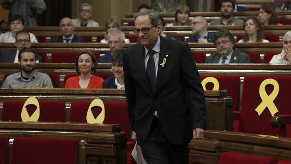 Quim Torra, nuevo presidente de la Generalitat de Cataluña - Sputnik Mundo