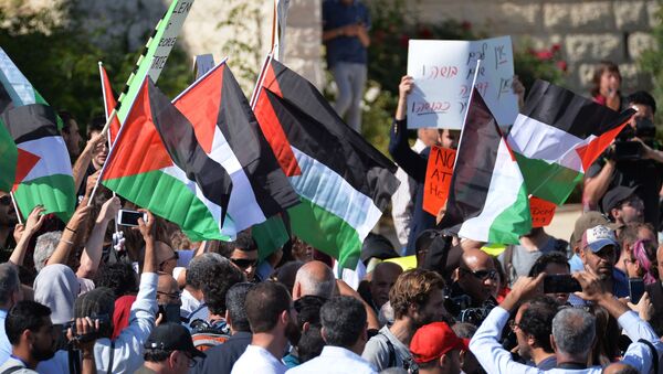 Protestas en Palestina - Sputnik Mundo