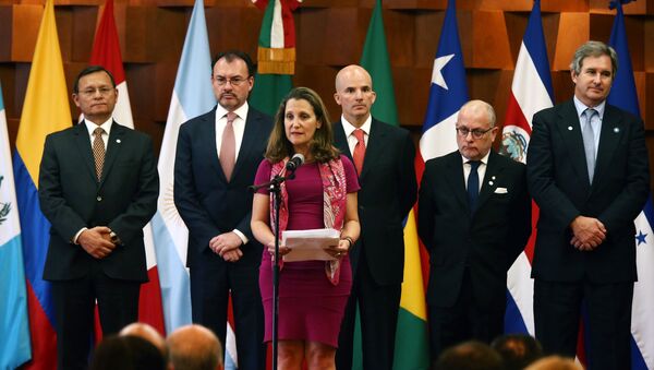 El encuentro de los ministros de Exteriores de Grupo de Lima - Sputnik Mundo