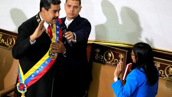 Ceremonia de juramento de Nicolás Maduro ante la Asamblea Nacional Constituyente - Sputnik Mundo