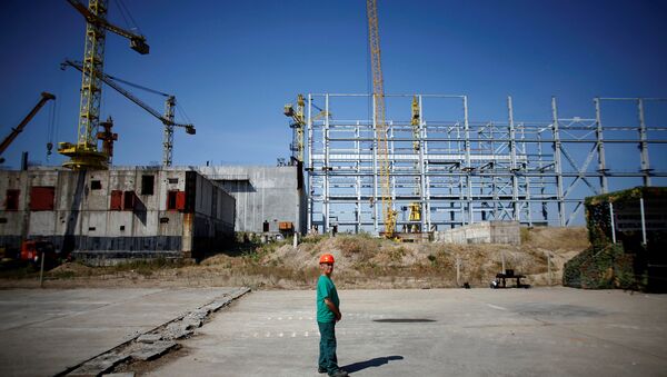 Construcción de la central nuclear Belene en Bulgaria - Sputnik Mundo