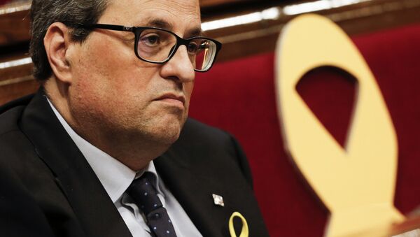 Quim Torra, nuevo presidente de la Generalitat de Cataluña - Sputnik Mundo