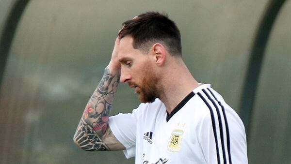 Lionel Messi, jugador de la selección argentina de fútbol (archivo) - Sputnik Mundo