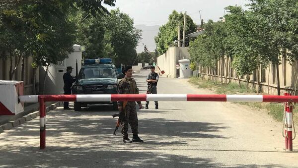 Policías afganos en Kabul, Afganistán - Sputnik Mundo