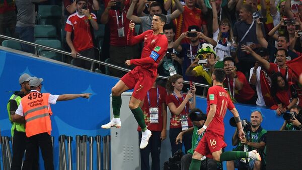 El partido entre España y Portugal en Sochi - Sputnik Mundo