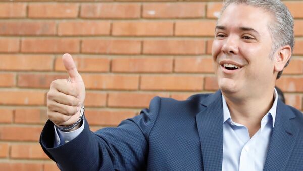 Iván Duque, presidente electo de Colombia - Sputnik Mundo