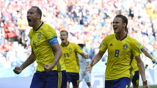 Los jugadores de la selección de Suecia - Sputnik Mundo