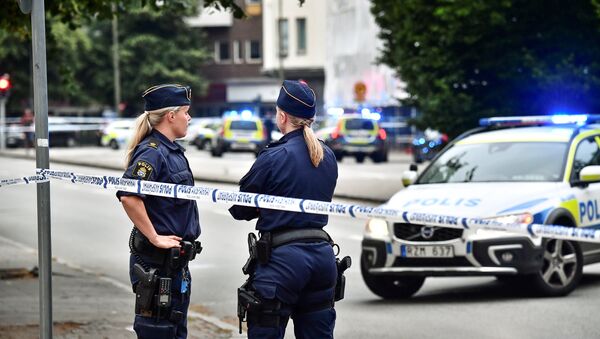 Policía de Suecia (imagen referencial) - Sputnik Mundo