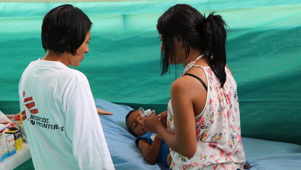 Equipo de urgencias de Médicos Sin Fronteras (MSF) en Colombia. - Sputnik Mundo