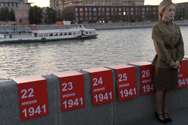 Así conmemoraron las ciudades rusas el inicio de la Gran Guerra Patria - Sputnik Mundo