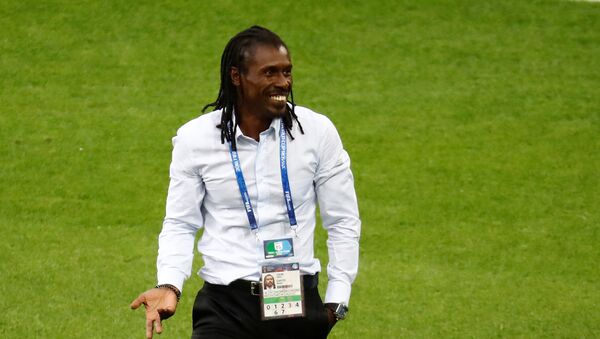 El entrenador de Senegal, Aliou Cisse - Sputnik Mundo